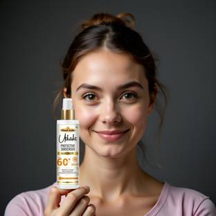 Utkrisht Sunscreen - SPF 60+ PA+++ Khadi SPF 60 Sun Lotion for Healthy Glow Daily