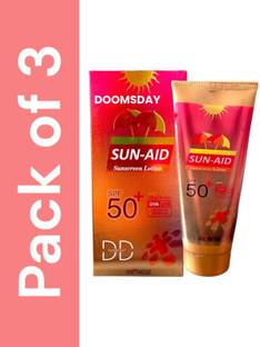 DOOMSDAY Sunscreen - SPF 50 PA+++ sunaid spf 50 sunscreen protect from harmful sunrays