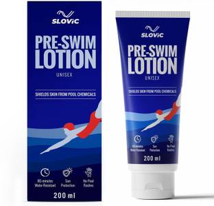 SLOVIC Sunscreen - SPF 50 PA++ Pre Swim Lotion for Kids 200ml
