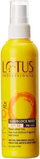 Lotus Professional Sunscreen - SPF 50 PA+++ Professional Phytorx Sunblock Mist SPF 50