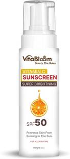 VitaBloom Sunscreen - SPF 50++++ PA+++ Vitamin C Super Brightening Ultra Light Sunscreen SPF 50 PA+++ |