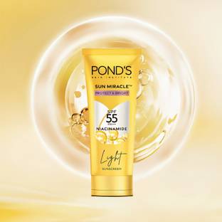 POND's Sunscreen - SPF 50 PA++ Serum boost Sunscreen cream SPF 55 50g + Super Gel 25G