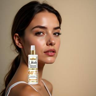 Utkrisht Sunscreen - SPF 60+ PA+++ Khadi SPF 60 Lotion with Skin Cooling Herbal Protection