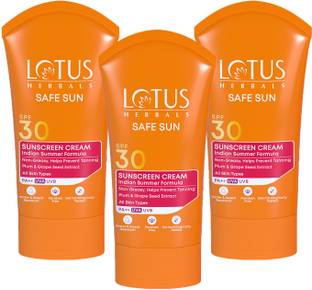 LOTUS HERBALS Sunscreen - SPF 30 PA++ SAFESUN CREAM