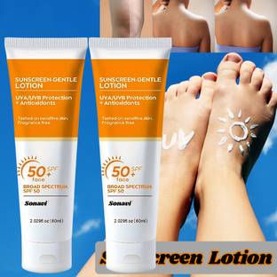 Sonavi Sunscreen - SPF 50 PA+ Skin Lightening Anti Tan Sunscreen