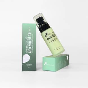 PASTEL JADE Sunscreen - SPF 50 PA++++ Aloe Sun Soothe and Protect with Nature's Touch