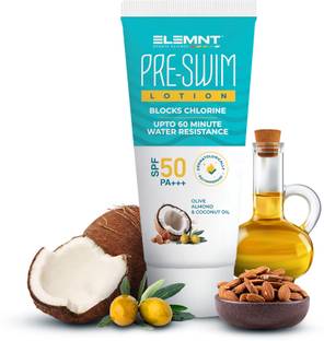 Elemnt Sports Science Sunscreen - SPF 30 Pre Swim Body Lotion - Before Swimming Lotion - Protects Swimmers from Chlorine