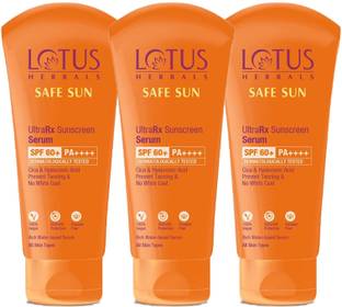 LOTUS HERBALS Sunscreen - SPF 50 PA++++ SS UltraRx Sunscreen SPF 60_75ml ( Pack of 3 )