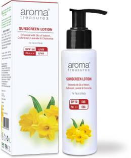 AROMA TREASURES Sunscreen - SPF 50 PA+++ Sunscreen Lotion