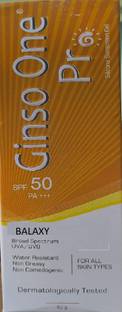 BALAXY Sunscreen - SPF 50 PA+++ GINSO ONE PRO SUNSCREEN GEL PACK1