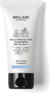 BRILLARE Sunscreen - SPF 50 PA+++ Multi-Protection Sunscreen SPF 40 | Protection from UVA/UVB rays & Blue Light emitted from digital device | Susncreen