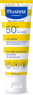 Mustela Sunscreen - SPF 50 PA++++ Ultra Protection Baby Sunscreen SPF 50+ 40ml