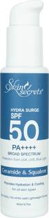 SKIN SECRETS Sunscreen - SPF 50 PA++++ Hydra Surge Sunscreen SPF 50 PA++++ with Ceramide, Squalene & Watermelon Extract