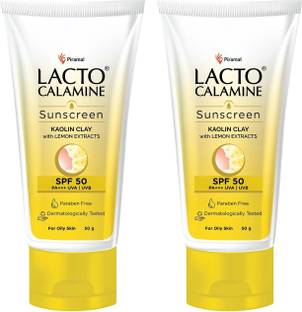 Lacto Calamine Sunscreen - SPF 50 PA+++ Sunshield Matte Look Paraben & Sulphate free