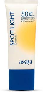 ASAYA Sunscreen - SPF 50 PA++++ Spot Light Sunscreen SPF 50 PA++++ Depigmentation, Dark spots & Acne Marks