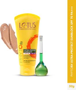 Lotus Professional Sunscreen - SPF 70 PA+++ PROFESSIONAL PHYTO-RX ULTRA-PROTECT SUNBLOCK SPF-70 PA+++
