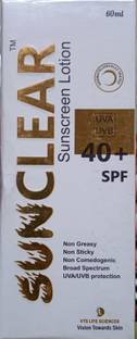 Sunclear Sunscreen - SPF 50 Sunscreen Lotion