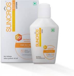 Suncros Sunscreen - SPF 50+ PA+++ Sunpharma Matte Finish Lotion, SPF 50+ & PA+++, 8-Hr UV Protection