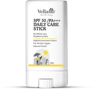 vellasio Sunscreen - SPF 50 PA+++ SPF 50 PA++++ Raspberry Dew SPF 50 Sunscreen Stick ,UVA/UVB Rays Protection