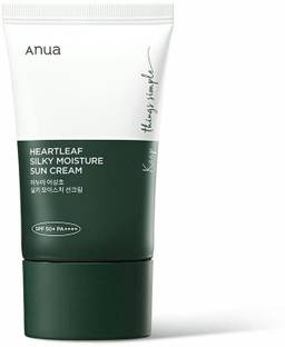 ANUA Sunscreen - SPF 50 PA+++ Heartleaf Silky Moisture Sun Cream SPF 50+ PA+++ 50ml