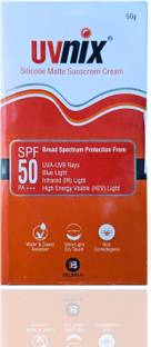 UVnix Sunscreen - SPF 50 PA+++ Silicon Matte Sunscreen Cream
