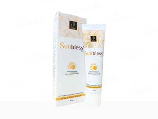 sunbless Sunscreen - SPF 50 PA+ SPF 50+ PA+++ Silicon Sunscreen Gel