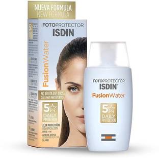 isdiN Sunscreen - SPF 50 Fotoprotector Fusion Water Oil-Free