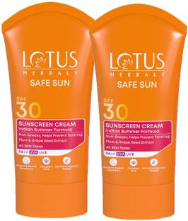 LOTUS HERBALS Sunscreen - SPF 30 PA++ Safe Sun Sunscreen Cream