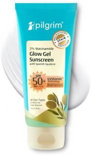 Pilgrim Sunscreen - SPF 50 PA+++ Niacinamide Glow Sunscreen with UVA/UVB Protection For Men and Women