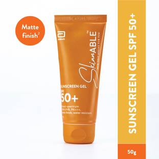 Skinnable Sunscreen - SPF 50 PA+++ Sunscreen Gel Abbotts Skincare Broad Spectrum UVA UVB Protection