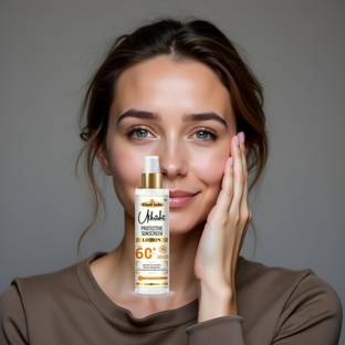 Utkrisht Sunscreen - SPF 60+ PA+++ Khadi Sunscreen Lotion SPF 60 for Skin Shield and Glow