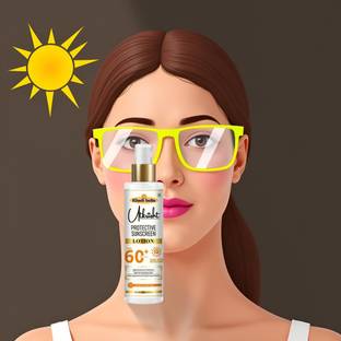 Utkrisht Sunscreen - SPF 60+ PA+++ Khadi SPF 60 Lotion with Natural Extracts for Daily Sun Protection