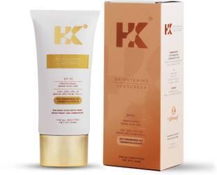 HK Sunscreen - SPF 50 PA++++ Brightening Sunscreen Cream for women & men Moisturising water proof