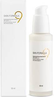 skin formula 9 Sunscreen - SPF 50+ PA+++ Hydrating Sunscreen Serum SPF 50+