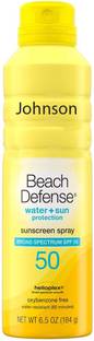 JOHNSON'S Sunscreen - SPF 50 Beach Defense Sunscreen Spray SPF 50