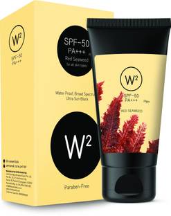 W2 Sunscreen - SPF 50 PA+++ Red Seaweed Sunblock