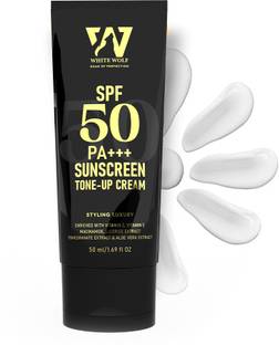 White Wolf Sunscreen - SPF 50 PA+++ Tone Up Sunscreen