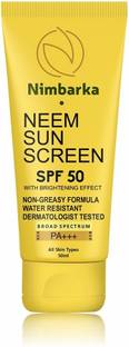NIMBARKA Sunscreen - SPF 50 PA+++ Neem Sun Screen For heals skin damage Pack Of 1