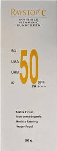 RAYSTOP Sunscreen - SPF 50 PA+++ C Invisible Vitamin-C Sunscreen
