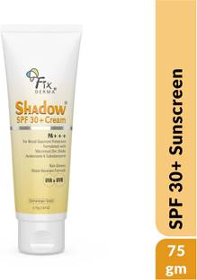 Fixderma Sunscreen - SPF 30 PA+++ Shadow Sunscreen SPF 30+ Cream for Dry Skin, Sunscreen for UVA & UVB Protection