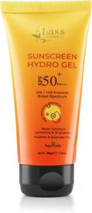 LASS NATURALS Sunscreen - SPF SPF 50 PA+++ Sunscreen hydro gel