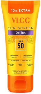 VLCC Sunscreen - SPF PA+++ PA+++ De-Tan SPF 50 PA+++ Sunscreen Gel Crème 50g