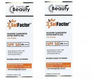 SolFactor Sunscreen - SPF 50+ PA+++ Silicone Sunscreen SPF 50 PA+++ | | Suitable for All Skin Types | 50ml