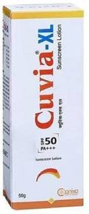 Cuvia Sunscreen - SPF 50 PA+++ XL Sunscreen Lotion SPF 50 PA+++