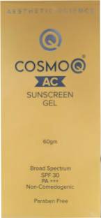 CosmoQ Sunscreen - SPF 50 PA+++ AC Sunscreen Gel