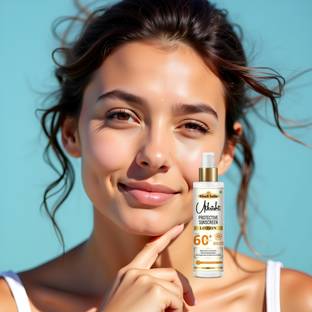 Utkrisht Sunscreen - SPF 60+ PA+++ Khadi Herbal SPF 60 Lotion for Healthy Skin and UV Care