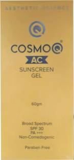 CosmoQ Sunscreen - SPF 50 PA+++ AC Sunscreen Gel