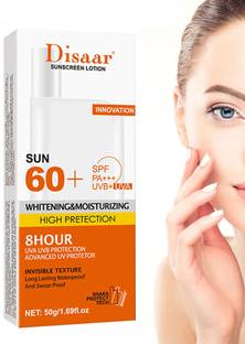 Disaar Sunscreen - SPF 50 PA+++ High protection invisible texture spf60 sunscreen