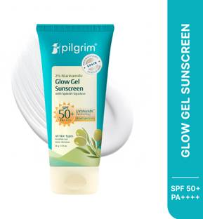 Pilgrim Sunscreen - SPF 50 PA+++ Niacinamide Glow Sunscreen with UVA/UVB Protection For Men and Women