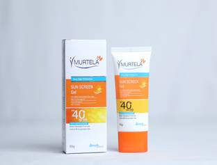 MURTELA Sunscreen - SPF 50 PA+ SUN SCREEN GEL SPF 40+